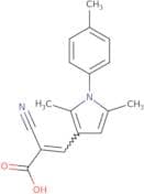 2-Cyano-3-[2,5-dimethyl-1-(4-methylphenyl)-1H-pyrrol-3-yl]prop-2-enoic acid