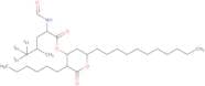 N-Formyl-L-leucine (3S,4S,6S)-3-hexyltetrahydro-2-oxo-6-undecyl-2H-pyran-4-yl ester