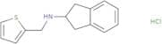 N-(Thiophen-2-ylmethyl)-2,3-dihydro-1H-inden-2-amine hydrochloride