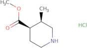 rac-methyl (3R,4R)-3-methylpiperidine-4-carboxylate hydrochloride, cis
