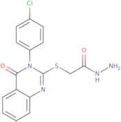 2-{[3-(4-Chlorophenyl)-4-oxo-3,4-dihydroquinazolin-2-yl]sulfanyl}acetohydrazide