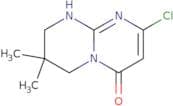 2-Chloro-7,7-dimethyl-1H,4H,6H,7H,8H-[1,3]diazino[1,2-a]pyrimidin-4-one