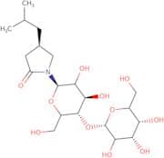 (4R)-1-(4-O-b-D-Galactopyranosyl-b-D-glucopyranosyl)-4-(2-methylpropyl)-2-pyrrolidinone