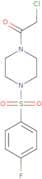 2-Chloro-1-[4-(4-fluorobenzenesulfonyl)piperazin-1-yl]ethan-1-one