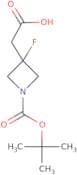 2-(1-Boc-3-fluoroazetidin-3-yl)acetic acid