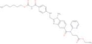 N-[[2-[[[4-[[[(Hexyloxy)carbonyl]amino]carbonyl]phenyl]amino]methyl]-1-methyl-1H-benzimidazol-5-yl…