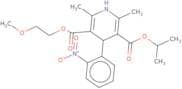 (RS)-Isopropyl 2-methoxyethyl 1,4-dihydro-2,6-dimethyl-4-(2-nitrophenyl)pyridine-3,5-dicarboxylate