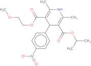 (RS)-Isopropyl 2-methoxyethyl 1,4-dihydro-2,6-dimethyl-4-(4-nitrophenyl)pyridine-3,5-dicarboxylate