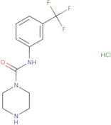 N-[3-(Trifluoromethyl)phenyl]piperazine-1-carboxamide hydrochloride