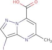 3-Iodo-5-methylpyrazolo[1,5-a]pyrimidine-7-carboxylic acid