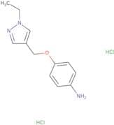 4-[(1-Ethyl-1H-pyrazol-4-yl)methoxy]aniline dihydrochloride