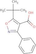 5-(tert-Butyl)-3-phenylisoxazole-4-carboxylic acid