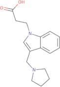 3-(3-Pyrrolidin-1-ylmethyl-indol-1-yl)-propionic acid