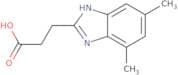 3-(5,7-Dimethyl-1H-benzoimidazol-2-yl)-propionic acid