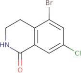 5-Bromo-7-chloro-1,2,3,4-tetrahydroisoquinolin-1-one