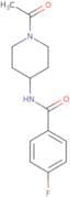 N-(1-Acetylpiperidin-4-yl)-4-fluorobenzamide