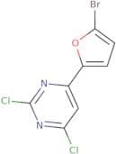 4-(5-Bromofuran-2-yl)-2,6-dichloropyrimidine