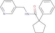 1-phenyl-N-[(pyridin-3-yl)methyl]cyclopentane-1-carboxamide