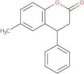6-Methyl-4-phenyl-3,4-dihydro-1-benzopyran-2-one