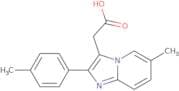 6-Methyl-2-(4-methylphenyl)imidazol[1,2-a]-pyridine-3-acetic acid