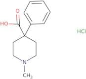 1-Methyl-4-phenylpiperidine-4-carboxylic acid hydrochloride