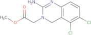 2-Amino-5,6-dichloro-3(4H)-quinazolineacetic acid methyl ester monohydrobromide