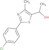 1-[2-(4-Chlorophenyl)-4-methyl-1,3-thiazol-5-yl]ethan-1-ol