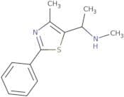 Methyl[1-(4-methyl-2-phenyl-1,3-thiazol-5-yl)ethyl]amine