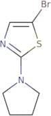 5-Bromo-2-pyrrolidinothiazole