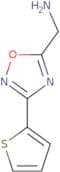 [3-(Thiophen-2-yl)-1,2,4-oxadiazol-5-yl]methanamine