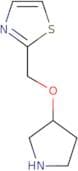 2-[(Pyrrolidin-3-yloxy)methyl]-1,3-thiazole