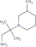 2-Methyl-2-(3-methylpiperidin-1-yl)propan-1-amine