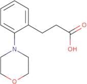 3-[2-(Morpholin-4-yl)phenyl]propanoic acid