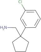 [1-(3-Chlorophenyl)cyclopentyl]methanamine