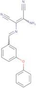 2-amino-1-(1-aza-2-(3-phenoxyphenyl)vinyl)ethene-1,2-dicarbonitrile