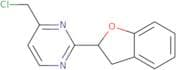 4-(Chloromethyl)-2-(2,3-dihydro-1-benzofuran-2-yl)pyrimidine