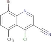 8-Bromo-4-chloro-5-methylquinoline-3-carbonitrile