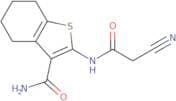 2-(2-Cyanoacetamido)-4,5,6,7-tetrahydro-1-benzothiophene-3-carboxamide