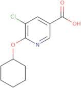 5-Chloro-6-(cyclohexyloxy)pyridine-3-carboxylic acid
