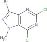 3-Bromo-5,7-dichloro-1-methyl-1H-pyrazolo[4,3-d]pyrimidine