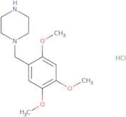 1-[(2,4,5-Trimethoxyphenyl)methyl]piperazine dihydrochloride