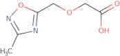 2-[(3-Methyl-1,2,4-oxadiazol-5-yl)methoxy]acetic acid