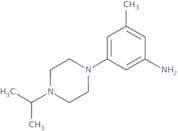 3-Methyl-5-[4-(propan-2-yl)piperazin-1-yl]aniline