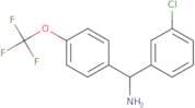 (3-Chlorophenyl)[4-(trifluoromethoxy)phenyl]methanamine