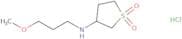 N-(3-methoxypropyl)-1,1-dioxothiolan-3-amine hydrochloride