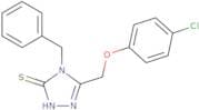 4-Benzyl-5-(4-chlorophenoxymethyl)-4H-1,2,4-triazole-3-thiol