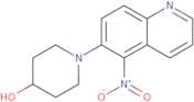 1-(5-Nitroquinolin-6-yl)piperidin-4-ol