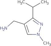 [1-Methyl-3-(propan-2-yl)-1H-pyrazol-4-yl]methanamine