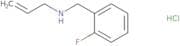 [(2-Fluorophenyl)methyl](prop-2-en-1-yl)amine hydrochloride