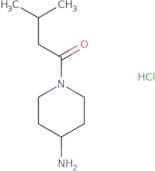 1-(4-Aminopiperidin-1-yl)-3-methylbutan-1-one hydrochloride